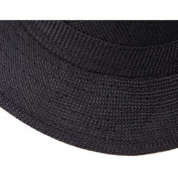 Sun Hats Fedoras Gangster Summer Hat Jazz Caps Black - CW11KYC36UR $14.52