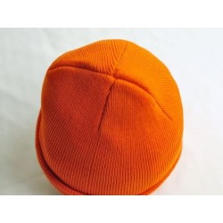 Skullies & Beanies Warm Comfortable Winter Knitted Beanie Hats (Orange) - Orange - CS11IFUHYTT $17.18