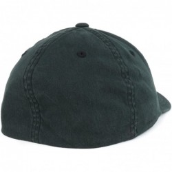 Baseball Caps Flexfit XXL Size Washed Dad Hat Baseball Cap - Black - CC18DQIYQUW $29.85