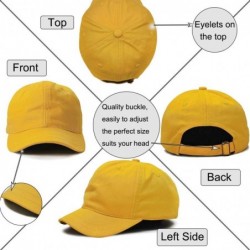 Baseball Caps Croogo Short Bill Brim Dad Cap Unisex Classic Baseball Hat Anti Sweat Sunscreen Trucker Cap Hat - M-rd02-yellow...