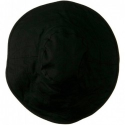 Sun Hats Big Size Ladies Linen Wide Brim Hat - Black - CF18DZUC6C5 $40.08