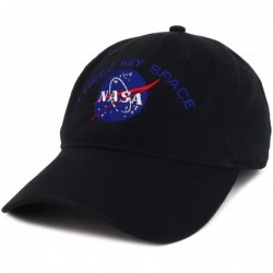 Baseball Caps NASA I Need My Space Embroidered 100% Brushed Cotton Soft Low Profile Cap - Black - CS12L01NO43 $23.39