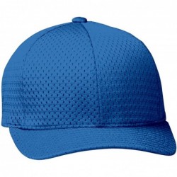 Baseball Caps Athletic Mesh - Structured Hat- Royal Blue - CB115GT8YDH $18.36