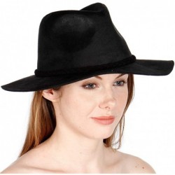 Fedoras Wool Felt Fedora Hats for Women- Panama Hat- Wide Brim Hats- Fall Floppy Hat Women- Beach Hats- Cloche - CP18SO2G65M ...