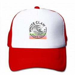 Baseball Caps Unisex White-Claw Baseball Hat Adjustable Cap Quick Dry Sports Hat - Red - C318X903XDU $29.44