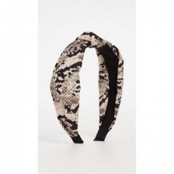 Headbands Women's Viper Headband- Snakeskin- Print- One Size - C218Y2AGZAD $48.60
