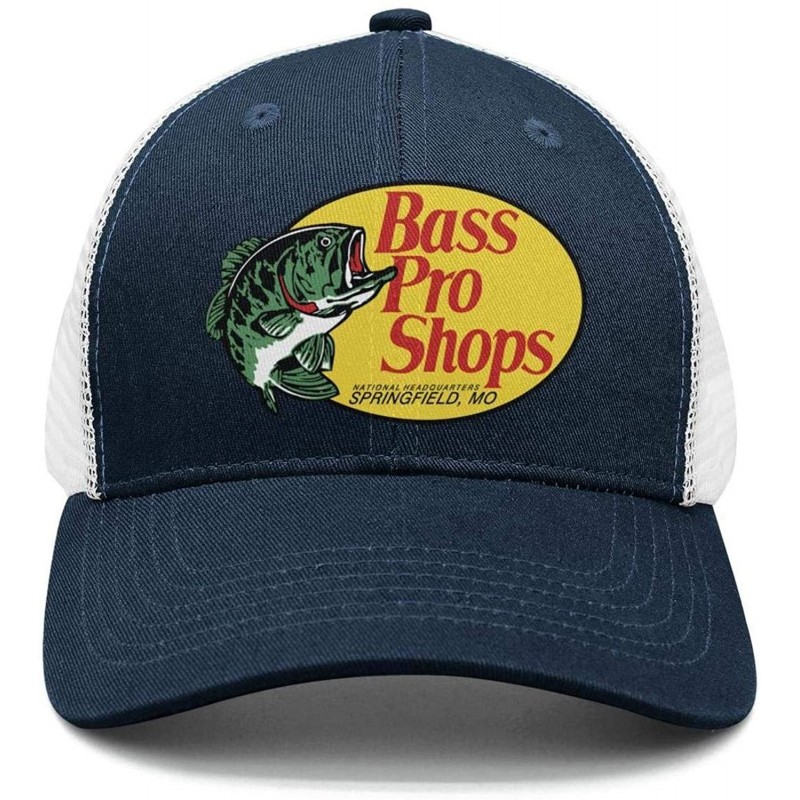 Skullies & Beanies Bass-Pro-Shops-Gone-Fishing-Logo-Classic Adjustable Mesh Unisex Dad Hat Caps - Navy-blue-30 - CY18RHOHI3D ...