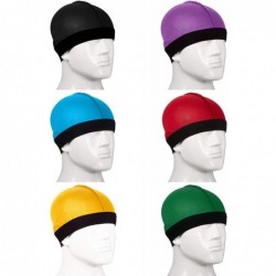 Skullies & Beanies 6 Pieces Elastic Band Silky Wave Caps for Men Silk Material for 360 540 and 720 Waves - Color 2 - C518W0GE...