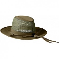 Cowboy Hats Men's Aussie Crushable Hat - Olive - CR11MOM6FSF $51.63