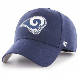 Baseball Caps Men's Los Angeles Rams MVP Adjustable One Size Hat - C918LMEQMZT $43.46