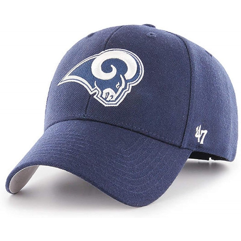 Baseball Caps Men's Los Angeles Rams MVP Adjustable One Size Hat - C918LMEQMZT $30.36