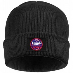 Skullies & Beanies Unisex Knit Hat Trump 45 Squared 2020 Second Presidential Term Warm FashionKnit Caps - Black-4 - C1192E5NT...