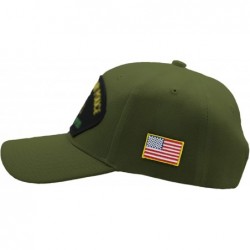 Baseball Caps USARV - US Army Vietnam Veteran Hat/Ballcap Adjustable One Size Fits Most - Olive Green - C118RS35UKX $30.41