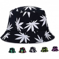 Baseball Caps Marijuana Weed Leaf Cannabis Hat Cap Foldable Bucket Snapback Hat Men - Style5 - CV18G7CMAAO $20.72