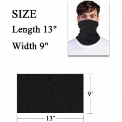 Balaclavas UV Protection Face Cover Neck Gaiter for Hot Summer Cycling Hiking Fishing Sport Outdoor - Black and Grey - CU1987...