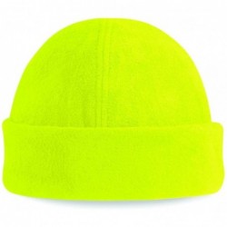 Skullies & Beanies Suprafleece Beanie Hat - Fluorescent Yellow - CL11JZ9KQL7 $16.18