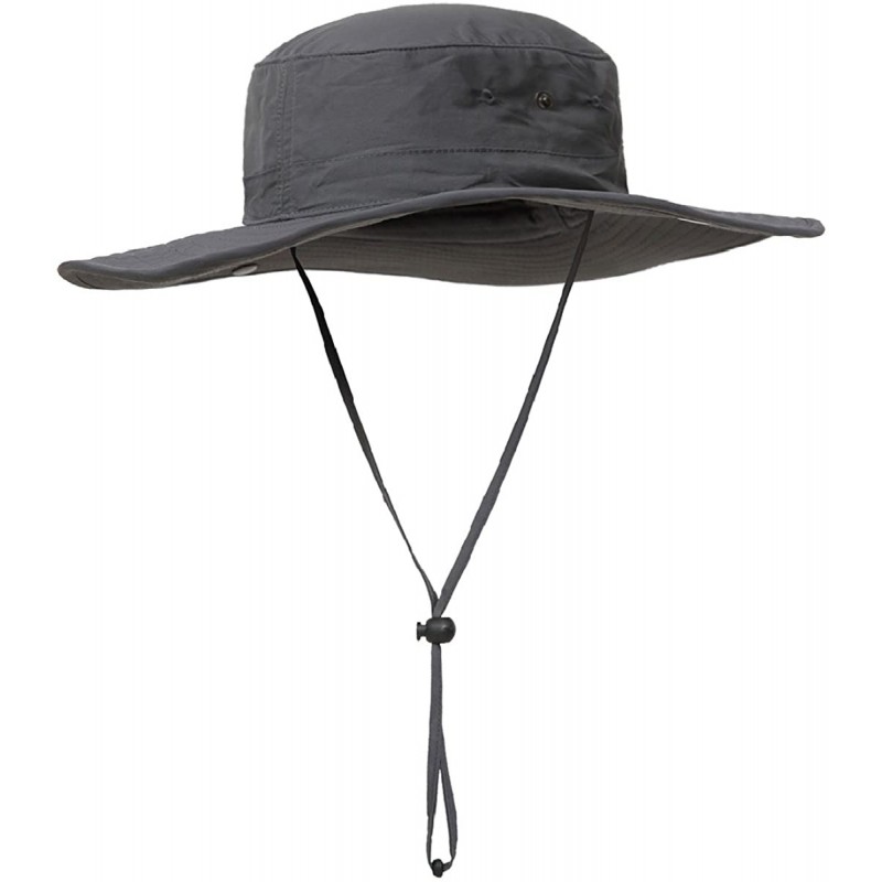 Sun Hats Wide Brim Cowboy Hat Unisex Foldeable Cap Sun Block UPF50+ Golf Fishing Hiking- Camping - A Deep Gray - CG17YQCXTUG ...