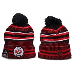 Skullies & Beanies Fans Baseball Hats Winter Knitted Hat Cuffed Football Beanie with Pom - San_francisco_49es - CP194EEK5EQ $...