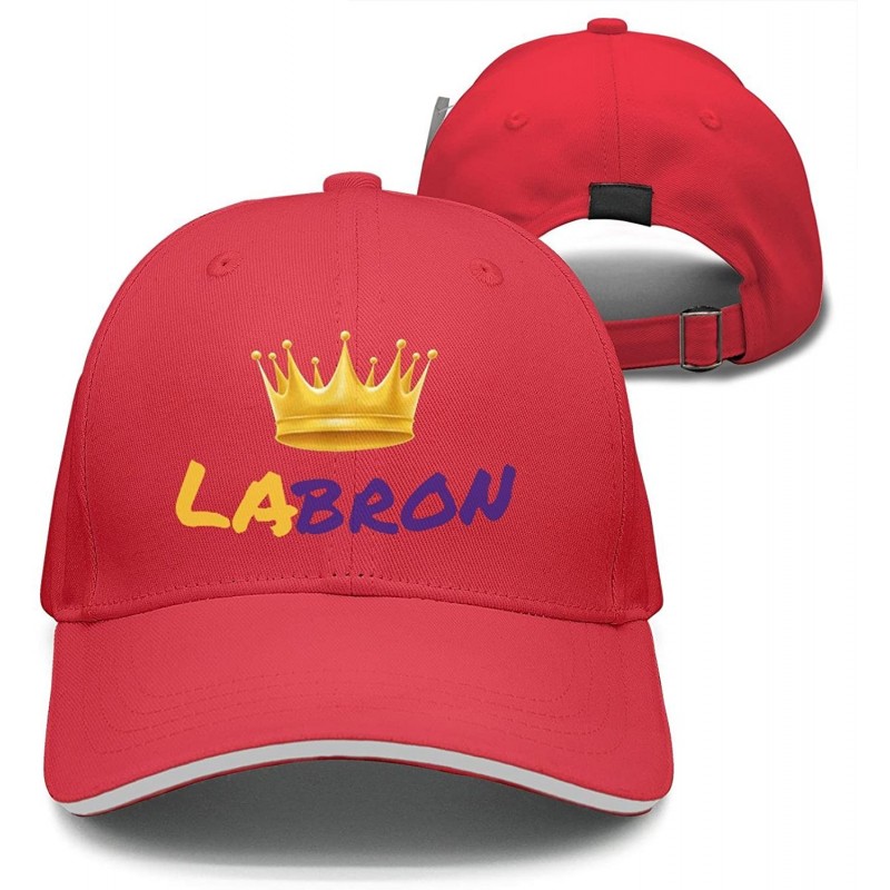 Skullies & Beanies labron-Gold-Crown Mens Womens Breathable Baseball Hats - Labron-gold-crown-3 - CS18GL459K4 $28.09