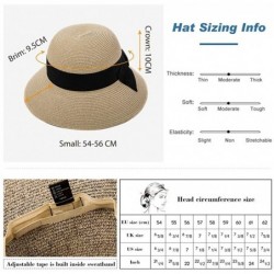 Sun Hats Small Head Women Packable SPF Sun Hat Bucket Chin Strap Summer Beach for Girls 54-56cm - Beige Mix_69087 - CU18SO8T7...
