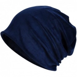 Skullies & Beanies Women's Multifunction Pure Velvet Pattern Hat Skull Cap Scarf - Blue - CQ1880UDN9H $24.98