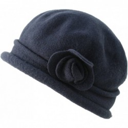 Bucket Hats Spencer Wool Cloche (Navy) - CN11O36CYMB $67.65