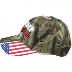Skullies & Beanies Tradewinds President Trump 2020 Camouflage Camo with USA On Bill Embroidered Cap Hat - CI18NQDN2YT $14.02
