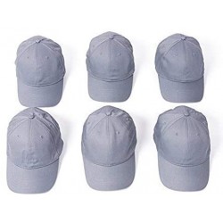 Baseball Caps Ladies Caps 6 Packs - Grey - C718EY7YEE6 $35.95
