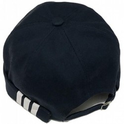 Skullies & Beanies Brimless Watch Cap Rolled Cuff Harbour Hat Retro Strapback Docker Leon Cap - Blue - CM18IZYK205 $28.80