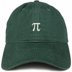 Baseball Caps Pie Math Symbol Small Embroidered Cotton Dad Hat - Hunter - C118GC740QI $24.13