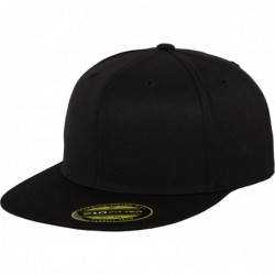 Baseball Caps Men's Premium 210 Fitted Cap - Black - CO11IMXRMUF $41.22