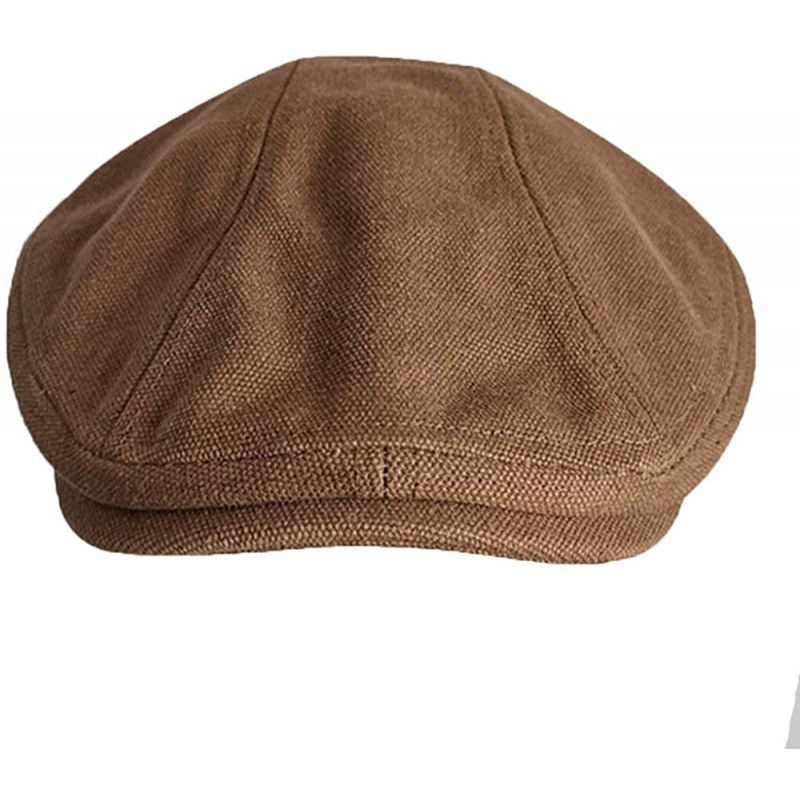 Newsboy Caps New Newsboy Caps for Men and Women Hats Gorras Cap Leisure Berets Flat Cap - Brown - CU18HZMT7OR $25.46