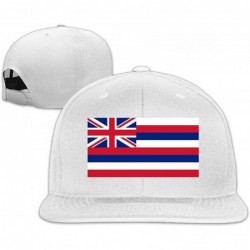 Baseball Caps Flag of Hawaii Adjustable Trucker Caps Unisex Sandwich Hats - CR18I7A705X $39.50