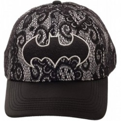 Baseball Caps Batman Women's Lace Baseball Hat with Curved Bill - CN18D0RWCY5 $43.00