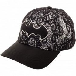 Baseball Caps Batman Women's Lace Baseball Hat with Curved Bill - CN18D0RWCY5 $43.00