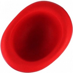 Fedoras Felt Derby Bowler Hat Unisex Adults Light Bowler Hat Costume Dress Ups Accessory for Party Halloween - Red - CU194HSC...