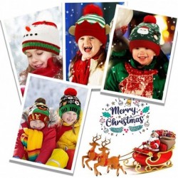 Skullies & Beanies Light Up Hat Beanie LED Ugly Xmas Party Beanie Cap Flashing Christmas Hat Knitted Cap for Women Kids - CN1...