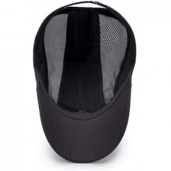 Baseball Caps Quick Dry Sports Cap Unisex Sun Hat Summer UV Protection Outdoor Cap - Dark Grey - CV18TG6AHXN $13.82