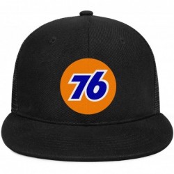 Baseball Caps Men/Women Print One Size Oil Logo Gas Station Plain Hat Flat Brim Baseball Cap - Black-70 - C918WH6UYO8 $24.66