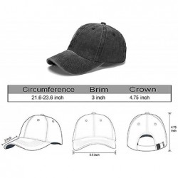 Baseball Caps Border Collie Adult Adjustable Denim Cotton Dad Hat Baseball Caps - Royalblue - CR18DIZ8MW8 $27.31