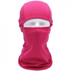 Balaclavas 7in1 Balaclava Face Mask Windproof Neck Warmer Breathable Hood Quick Dry Cycling Headgear - Rose Red - CE183MOS0T7...