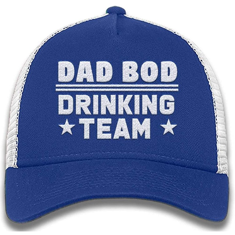 Baseball Caps Dad BOD Drinking Team Hat Embroidered Structured Snapback Trucker Cap Funny Dad Gift Men's Hat - Royal - CQ18TY...