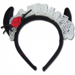 Headbands Devil Horn - Devil Maid Headband - C71152H386V $37.36