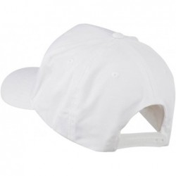 Baseball Caps Treble Clef with Notes Embroidered Cap - White - CO11IH3LYC7 $30.38