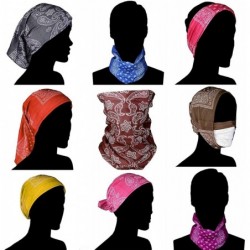 Headbands Single Side Print Mandala Bandana Square Handkerchief Girl Wrap - Mandala 1 - CU18LR68MNO $18.24