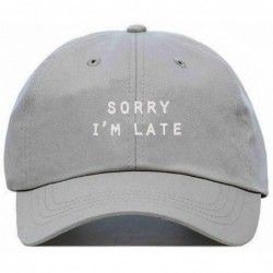 Baseball Caps Baseball Embroidered Unstructured Adjustable Multiple - Grey - C1187O7DHGN $38.26