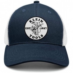 Baseball Caps Unisex Dad Cap Trucker Hat Casual Breathable Baseball Snapback - Navy-blue-3 - CM18Q9S5E43 $33.20