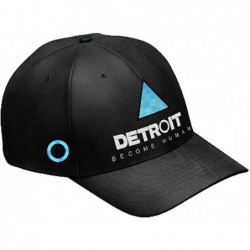 Baseball Caps Become Human Detroit Cosplay Hat Costume Accessories Cosplay Cap Black - CC18HL45LU7 $43.38
