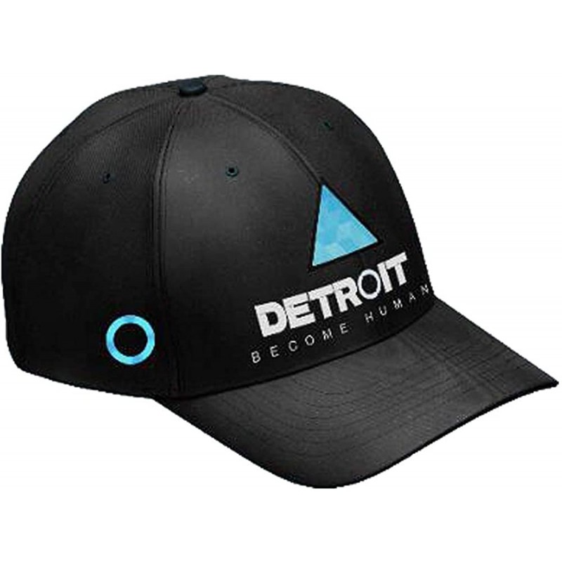 Baseball Caps Become Human Detroit Cosplay Hat Costume Accessories Cosplay Cap Black - CC18HL45LU7 $27.24