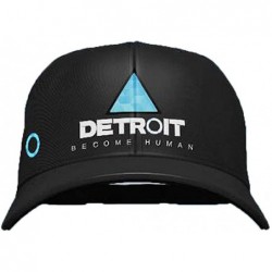 Baseball Caps Become Human Detroit Cosplay Hat Costume Accessories Cosplay Cap Black - CC18HL45LU7 $27.24
